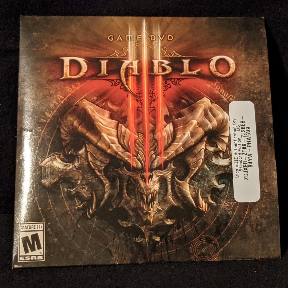 Diablo 3 for PC Disk only no manual